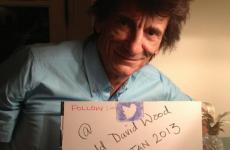Ronnie Wood's first day on Twitter... a retrospective