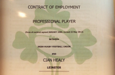 So this is what an IRFU contract looks like