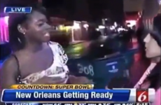 VIDEO: News reporter lets video bomber have it