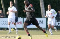 Mario Balotelli has already scored his first goal for AC Milan