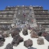 Archaeologists puzzled by discovery of 150 skulls in central Mexico