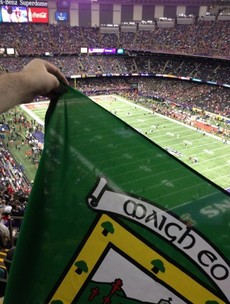 Snapshot: Mayo flag spotted at the Super Bowl