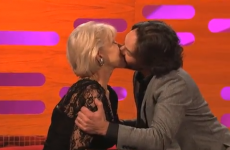 WATCH: Paul Rudd lobbed the gob on Helen Mirren