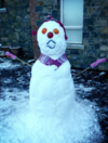 Terrifying Snowman Pic of the Day
