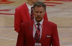 Will Ferrell worked as a Lakers security guard and escorted Shaq from the game