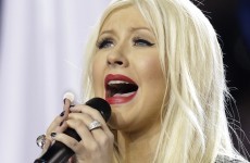A US TV audience of 100m - and Aguilera fluffs her lines
