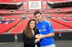 Nothing says I love you like... Darren Barker proposes to girlfriend at pre-fight photo shoot