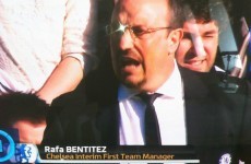 ITV's unfortunate mis-spelling of Rafa Benitez's name during Chelsea's clash with Brentford