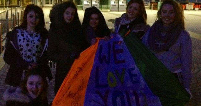 The Dredge: If you pass by the O2 in Dublin, these girls are camping outside
