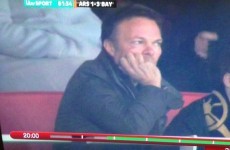 'It's all gone Pete Tong' -- ITV pick out unimpressed-looking superstar DJ during Gunners game
