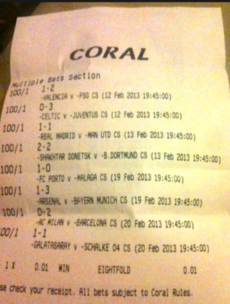 Barcelona-Milan result costs punter potential £1m windfall