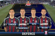 Marc Wilson makes his Premier League return for Stoke