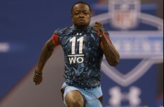 VIDEO: Marquise Goodwin is the second fastest player in NFL combine history