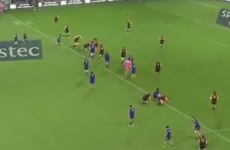 VIDEO: Thrills, spills and the most frantic 3 minutes of rugby you're likely to see this year
