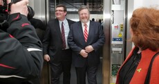 Reilly gets stuck in lift at opening of mental health facility