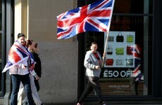 200 take part in Belfast union flag protest