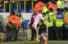 Gareth Bale has banana thrown at him, responds with a goal