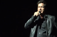 VIDEO: Charlie Sheen tries out Irish accent onstage at Dublin Slash gig