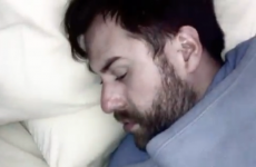 VIDEO: Man reacts to being slapped awake by his wife