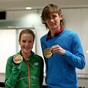 In pictures: Ciaran O'Lionaird and Fionnuala Britton land back with Indoor medals