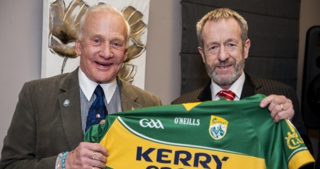 The second man to walk on the moon, Buzz Aldrin, now owns a Kerry jersey