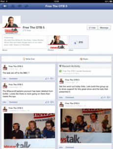 There's even a 'Free The OTB 5' Facebook page now