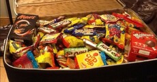 PIC: 'Suitcase crammed full of chocolate and crisps' pic of the day