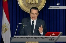 Mubarak refuses to step down