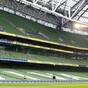In pictures: Paddy Jackson gets in some late kicking practice on Captain's Run at Aviva Stadium