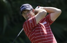 What the world is waiting for: A picture of Padraig Harrington in glasses