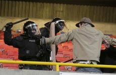 Football the loser on a 'sad night' as PSNI clash with Shamrock Rovers fans