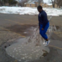 This is why you ALWAYS check before jumping into puddles