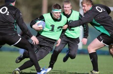 O'Driscoll set for 125th Ireland cap after steaming through training