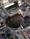 What causes a sinkhole?