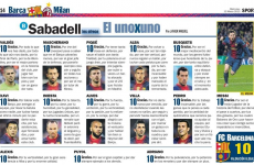 10 out of 10 - Catalan daily Sport gave every Barcelona player a perfect rating today