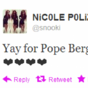Bryan Cranston wins the celebrity tweets about the new Pope