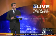 Weatherman falls for name prank live on air... and loses it
