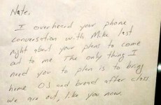 PIC: Amazing note from a dad to his gay son