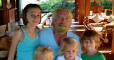 Pic: Richard Branson goes green for St Patrick’s Day