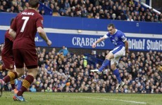 'Angry' Mancini ducks TV after Man City crash at Everton