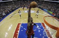 VIDEO: Dwyane Wade slams home 3/4 court alley oop