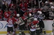 VIDEO: Huge brawl erupts between minor league hockey teams