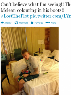 Caption Time: What is James McClean up to?