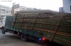 VIDEO: Unloading a truck... like a boss