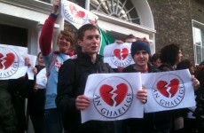 Irish language students protest at being "dumped" by Fine Gael