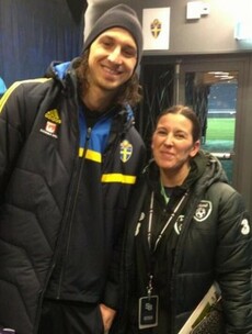 When Manuela met Zlatan...