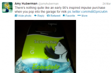 Tweet Sweeper: Amy Huberman’s troubling impulse buy