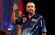 Did somebody try to spit on Phil Taylor at the darts last night?