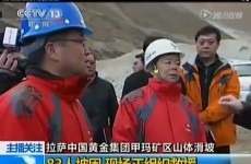 Chance of survivors "slim" in Tibet landslide search
