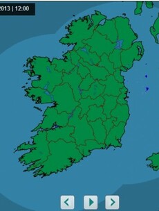 Look! Quick! It's not raining ANYWHERE in Ireland right now